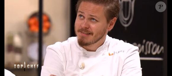 Mathew lors du quatrième épisode de "Top Chef" diffusé le 21 février 2018 sur M6.