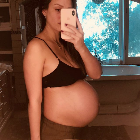 Jessica Alba enceinte. Janvier 2018.