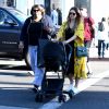 Jessica Alba est allée faire du shopping avec son fils Hayes chez Saint Laurent (YSL) à West Hollywood, le 8 février 2018