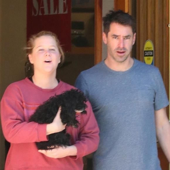 Exclusif - Amy Schumer et son chéri Chris Fisher à Los Angeles, le 8 février 2018.
