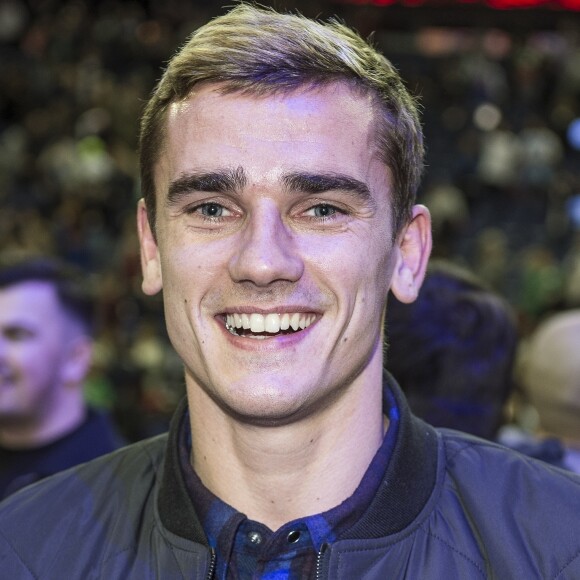 Antoine Griezmann - People assistent au match de basket de la NBA entre les Boston Celtics et les 76ers de Philadelphie à Londres le 11 janvier 2018.