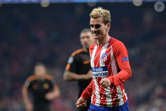 Antoine Griezmann - Match de Ligue des Champions, l'Atlético de Madrid contre l'AS Roma au stade Wanda Metropolitano à Madrid, Espagne, le 22 novembre 2017.