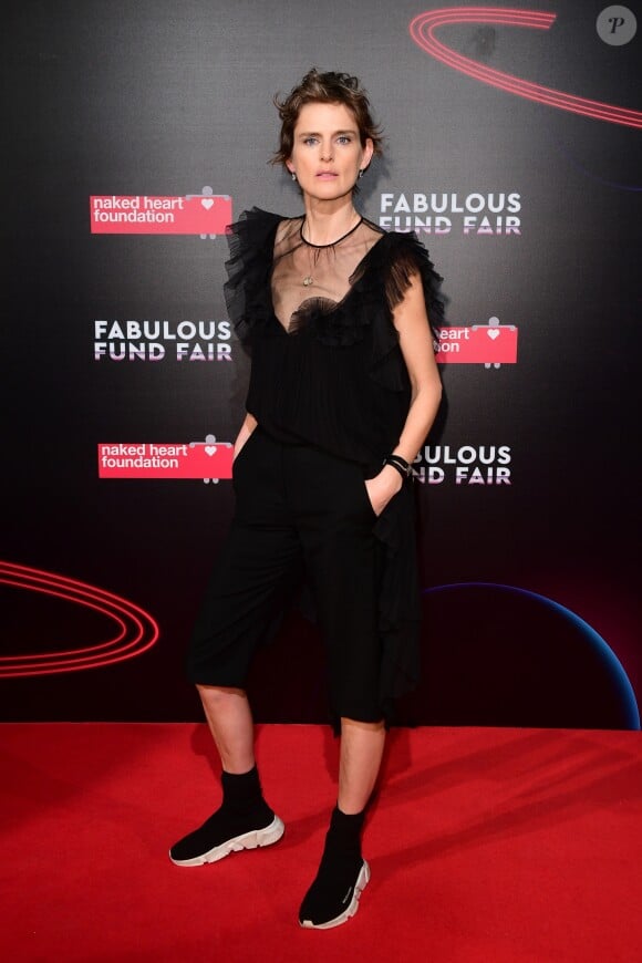 Stella Tennant - Soirée "Fund Fair" de la Naked Heart Foundation à la Roundhouse. Londres, le 20 février 2018.