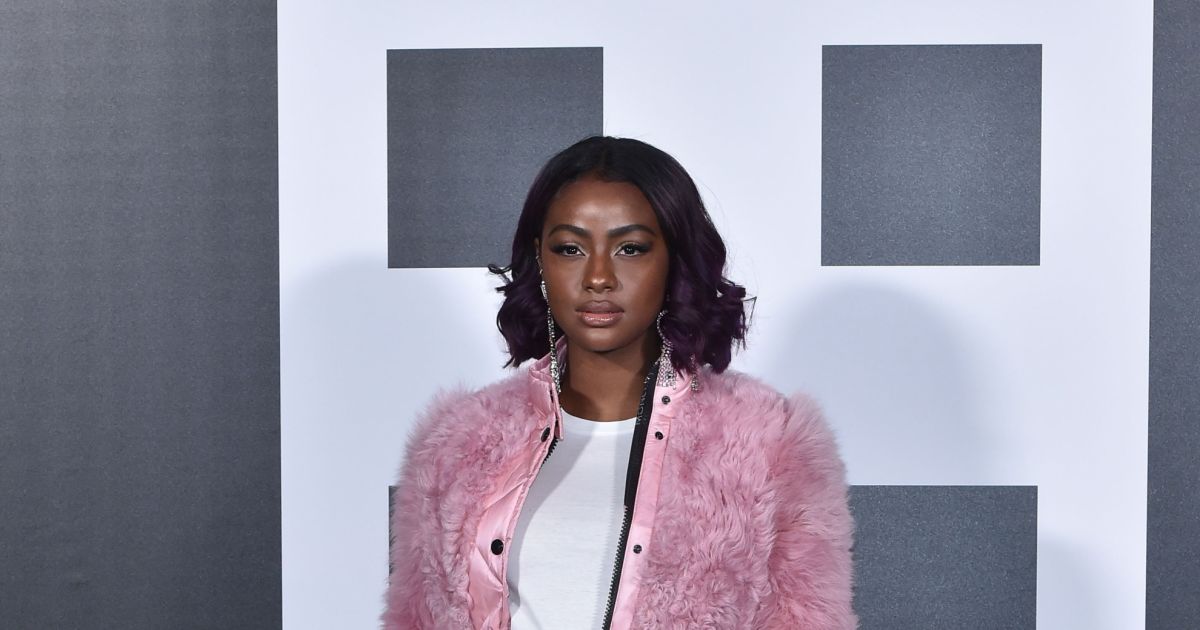 Justine Skye - Présentation Moncler Genius en ouverture de la Fashion