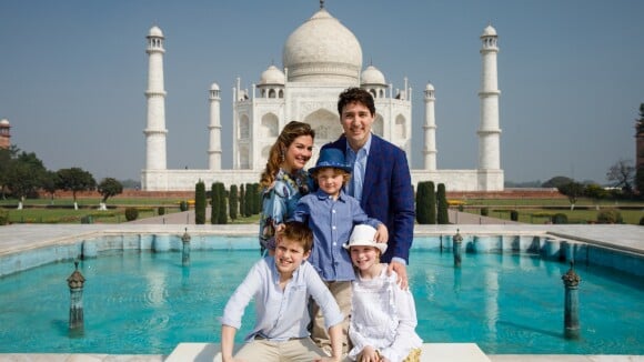 Justin Trudeau : Superbe visite avec sa femme et ses enfants en Inde