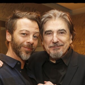 Exclusif - Christophe Maé - Serge Lama en concert à l'Olympia dans le cadre de sa tournée "Je débute". Paris, le 11 février 2018. © Alain Guizard / Bestimage