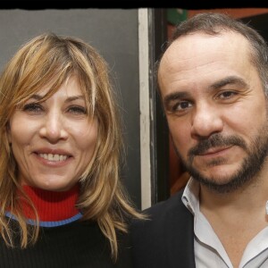 Exclusif - Mathilde Seigner et François-Xavier Demaison - Serge Lama en concert à l'Olympia dans le cadre de sa tournée " Je débute ". Paris, le 11 février 2018. © Alain Guizard / Bestimage