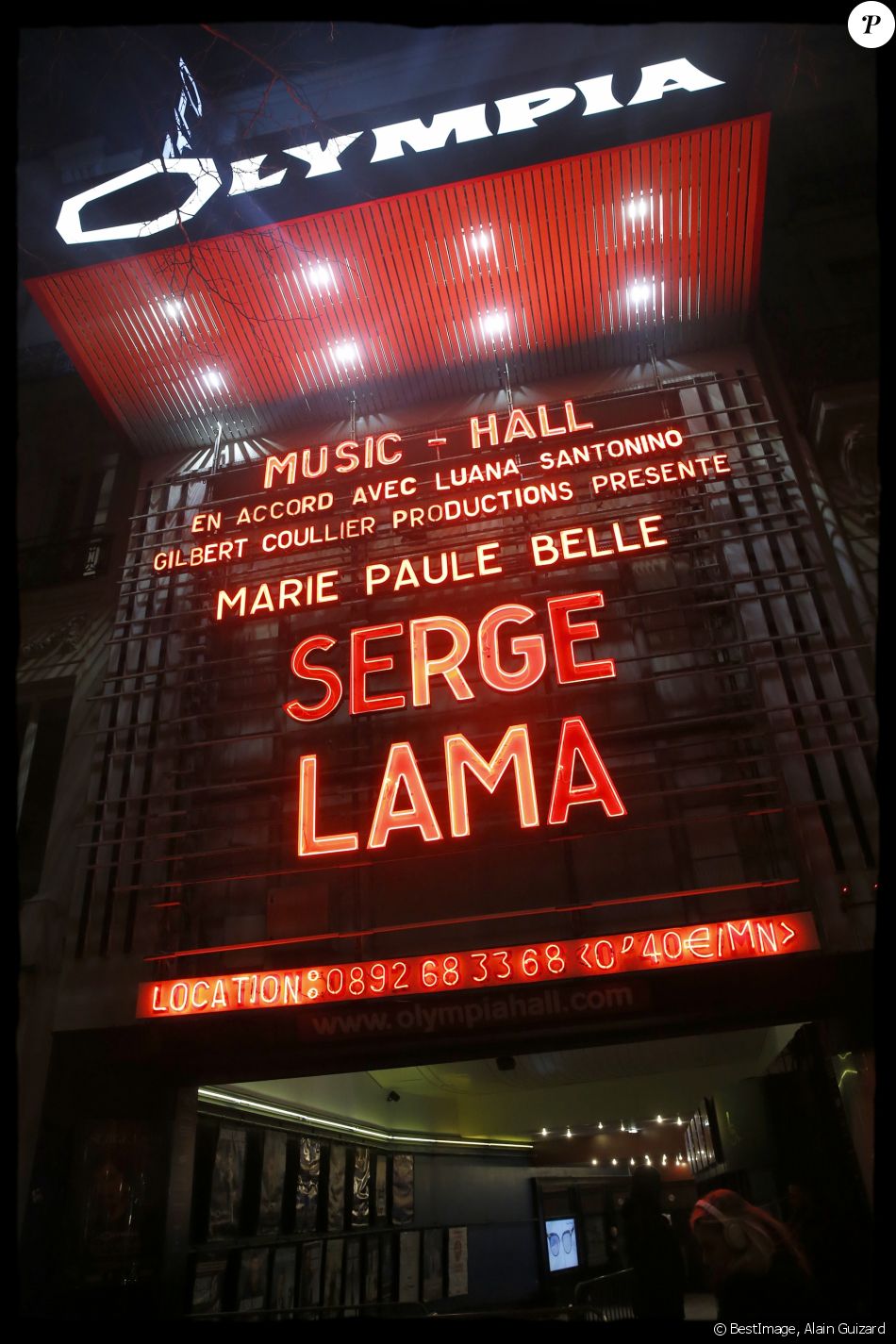 Exclusif - Illustration - Serge Lama en concert à l'Olympia dans le