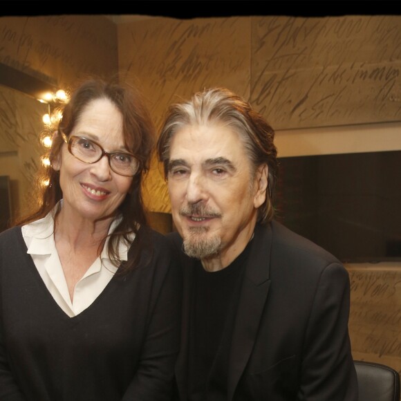 Exclusif - Chantal Lauby - Serge Lama en concert à l'Olympia dans le cadre de sa tournée " Je débute ". Paris, le 10 février 2018. © Alain Guizard / Bestimage