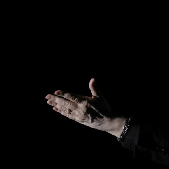Concert anniversaire. Serge Lama en concert à l'Olympia dans le cadre de sa tournée " Je débute ". Paris, le 11 février 2018. © Alain Guizard / Bestimage