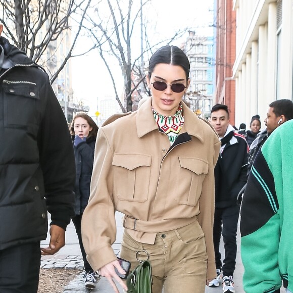 Kendall Jenner à New York, le 8 février 2018