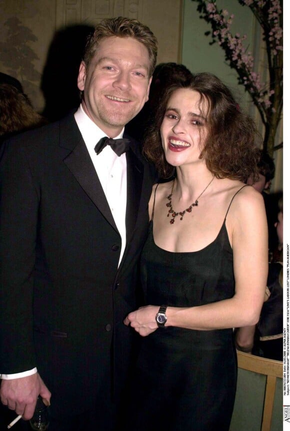 Kenneth Branagh et Helena Bonham Carter en 2000 à Londres