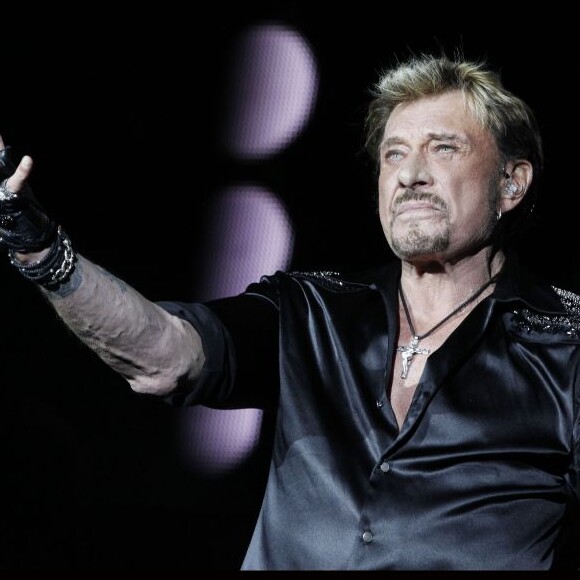 EXCLU : Johnny Hallyday en concert au Stade de France, le 16 juin 2012.