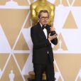 Gary Oldman (Oscar du meilleur acteur pour 'Les heures sombres') à la press room de la 90ème cérémonie des Oscars 2018 au théâtre Dolby à Los Angeles, le 4 mars 2018