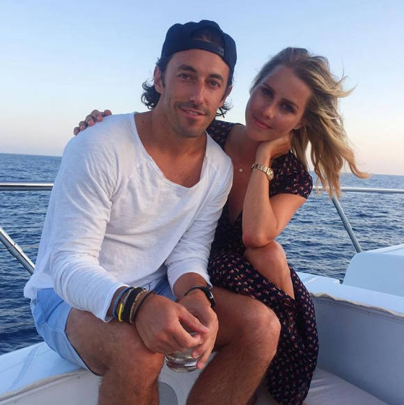 Claire Holt et son fiancé Andrew Joblon sur une photo publiée sur Instagram le 20 février 2018.