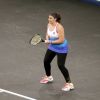 Marion Bartoli a fait son retour lors du mini-tournoi d'exhibition Tie Break Tens au Madison Square Garden à New York City, le 5 mars 2018, s'inclinant contre Serena Williams (10-6). Mais heureuse.