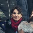 Véronique Zidane - People lors du huitième de finale retour de Ligue des Champion, du Paris Saint-Germain contre le Real Madrid au Parc des Princes à Paris le 6 mars 2018. Le Real à remporté le match sur le score de 2 buts à 1. © Cyril Moreau/Bestimage