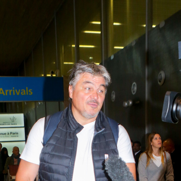 Exclusif - David Douillet - Arrivée des membres de la délégation française de Paris-2024 à l'aéroport de Roissy CDG, le 15 septembre 2017. © CVS/Bestiumage