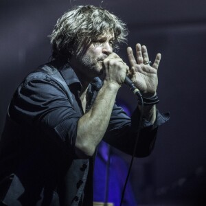 Concert du chanteur Bertrand Cantat pour la tournée de son album "Amor Fati" à la Laiterie de Strasbourg le 7 mars 2018