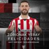 Yeray Alvarez célébré par son club de l'Athletic Bilbao à l'occasion de son 23e anniversaire. Instagram, le 24 janvier 2018.