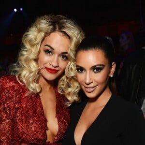 Rita Ora et Kim Kardashian aux MTV Europe Music Awards à Francfort, le 11 novembre 2012