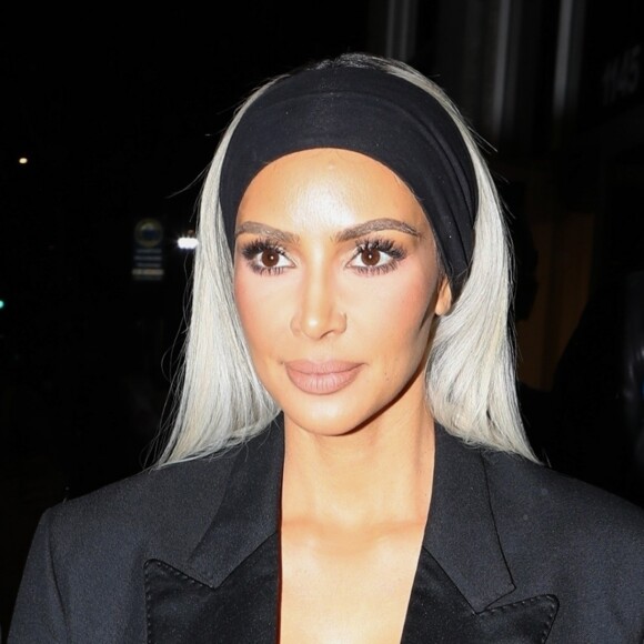 Kim Kardashian dans le quartier de Downtown à Los Angeles, le 24 février 2018