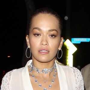 Rita Ora est allée diner au restaurant Delilah à West Hollywood, le 13 mars 2018