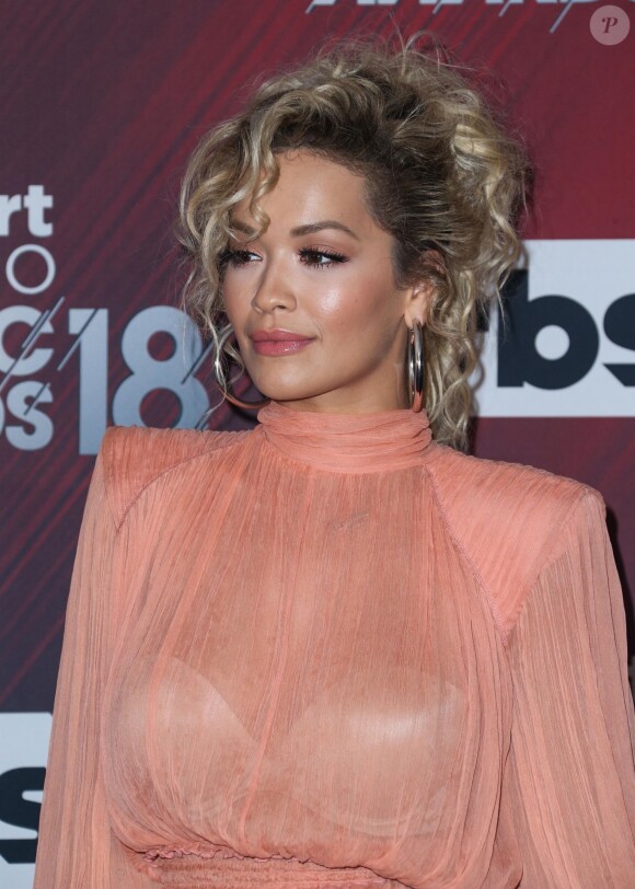 Rita Ora - Les célébrités posent lors de la press room des "iHeartRadio Music Awards" à Inglewood le 11 mars 2018.
