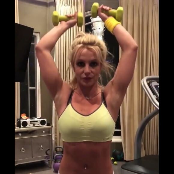 Britney Spears entretient son corps de rêve. Instagram, mars 2018