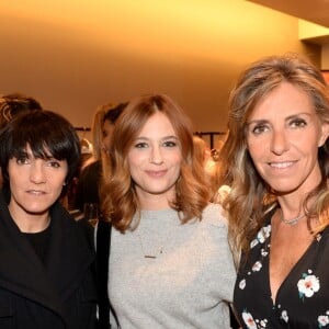 Exclusif - Sharon Krief, Barbara Boccara, les créatrices de la marque Ba&Sh avec Mélanie Bernier et Florence Foresti lors de l'inauguration de la boutique Ba&Sh à l'hôtel Royal Monceau à Paris le 15 mars 2018. Pour la toute première fois, Ba&sh collabore avec Le Royal Monceau et imagine pour l'occasion un pop-up store inédit au sein du palace de la capitale. Deux entités aux univers respectifs qui se ressemblent, à la fois chics et parisiens. Audace, ambition et féminité ont été les maîtres mots dans l'élaboration de ce tout nouveau projet imaginé par Barbara et Sharon, fondatrices de la marque, qui souhaitaient également y apporter une dimension internationale en choisissant ce cadre exclusif. Au programme, la totalité des pièces de la collection printemps-été 2018 de la griffe mais aussi des lignes capsules ultra-inédites en édition limitée vendues uniquement au Royal Monceau, le tout niché dans un espace chaleureux et boisé. Une nouvelle adresse éphémère à découvrir dès maintenant, pour une durée de 6 mois. © Rachid Bellak / Bestimage