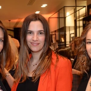 Exclusif - Ophélie Meunier, Charlotte Gabris, Elodie Fontan, lors de l'inauguration de la boutique Ba&Sh à l'hôtel Royal Monceau à Paris le 15 mars 2018. Pour la toute première fois, Ba&sh collabore avec Le Royal Monceau et imagine pour l'occasion un pop-up store inédit au sein du palace de la capitale. Deux entités aux univers respectifs qui se ressemblent, à la fois chics et parisiens. Audace, ambition et féminité ont été les maîtres mots dans l'élaboration de ce tout nouveau projet imaginé par Barbara et Sharon, fondatrices de la marque, qui souhaitaient également y apporter une dimension internationale en choisissant ce cadre exclusif. Au programme, la totalité des pièces de la collection printemps-été 2018 de la griffe mais aussi des lignes capsules ultra-inédites en édition limitée vendues uniquement au Royal Monceau, le tout niché dans un espace chaleureux et boisé. Une nouvelle adresse éphémère à découvrir dès maintenant, pour une durée de 6 mois. © Rachid Bellak / Bestimage