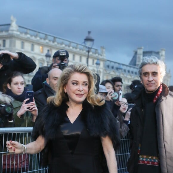 Catherine Deneuve - Arrivées au défilé de mode PAP Femme automne-hiver 2018-2019 Louis Vuitton à Paris le 6 mars 2018 © CVS / Veeren / Bestimage