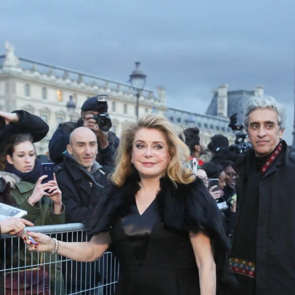 Catherine Deneuve - Arrivées au défilé de mode PAP Femme automne-hiver 2018-2019 Louis Vuitton à Paris le 6 mars 2018 © CVS / Veeren / Bestimage