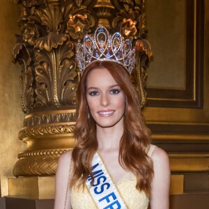 Exclusif - Maëva Coucke (Miss France 2018) - Avant-première de la nouvelle saison "Festival Pirates et Princesses" de Disneyland Paris au Palais Garnier à Paris, France, le 9 mars 2018.© Cyril Moreau/Bestimage