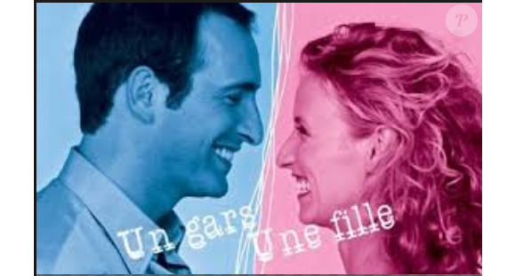 "Un gars, une fille" avec Audrey Lamy et Jean Dujardin, France 2