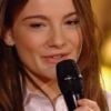Capucine lors de l'audition finale de "The Voice 7" (TF1), épisode diffusé samedi 24 mars 2018.