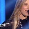 Laura lors de l'audition finale de "The Voice 7" (TF1), épisode diffusé samedi 24 mars 2018.