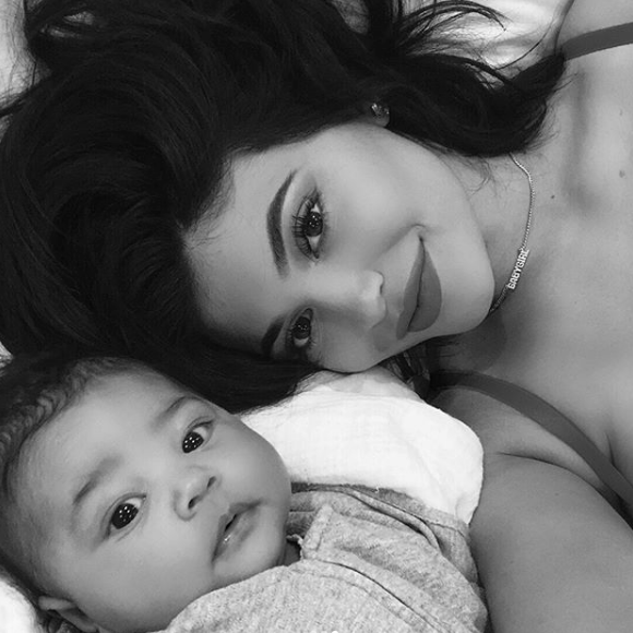 Kylie Jenner et sa fille Stormi Webster Jenner, via Instagram le 23 mars 2018.