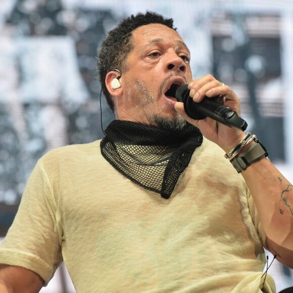 JoeyStarr - Concert du groupe Suprême NTM à l'AccorHotels Arena à Paris, France, le 9 mars 2018. © Veeren/Bestimage