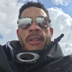 JoeyStarr au ski sur le domaine Morzine-Avoriaz. Instagram le 25 mars 2018.