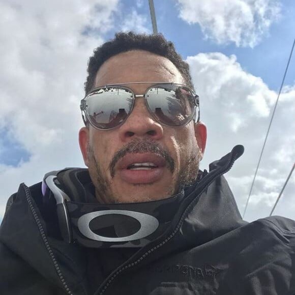 JoeyStarr au ski sur le domaine Morzine-Avoriaz. Instagram le 25 mars 2018.