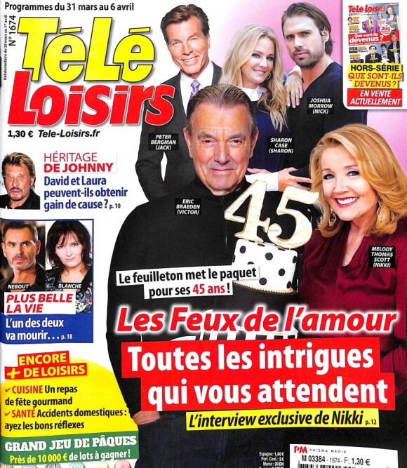 Le magazine Télé-Loisirs du 31 mars 2018