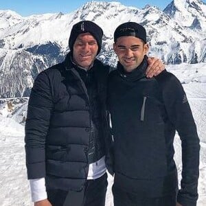 Zinédine Zidane fête l'anniversaire de son fils Enzo sur Instagram, le 24 mars 2018.