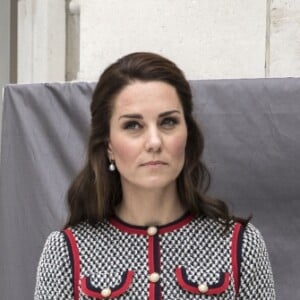 La duchesse Catherine de Cambridge inaugurant le 29 juin 2017 la nouvelle extension du musée Albert & Victoria à Londres.