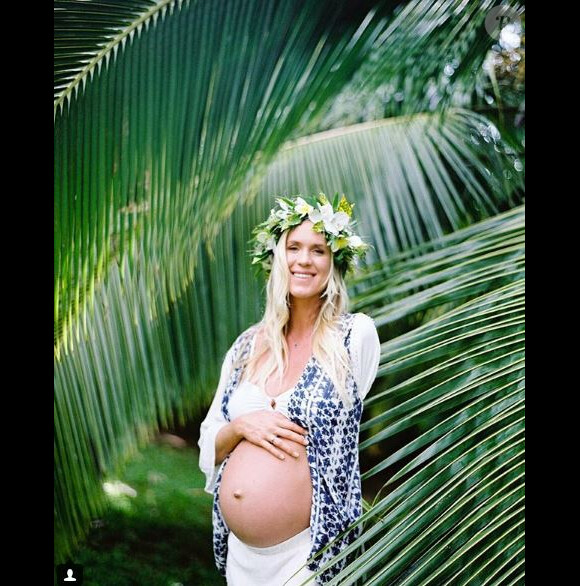 Bethany Hamilton quelques jours avant son accouchement. Instagram, le 2 mars 2018.