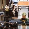 Obsèques de Stephen Hawking à l'église St Mary the Great de l'université de Cambridge. Le 31 mars 2018.