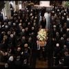 Obsèques de Stephen Hawking à l'église St Mary the Great de l'université de Cambridge. Le 31 mars 2018.