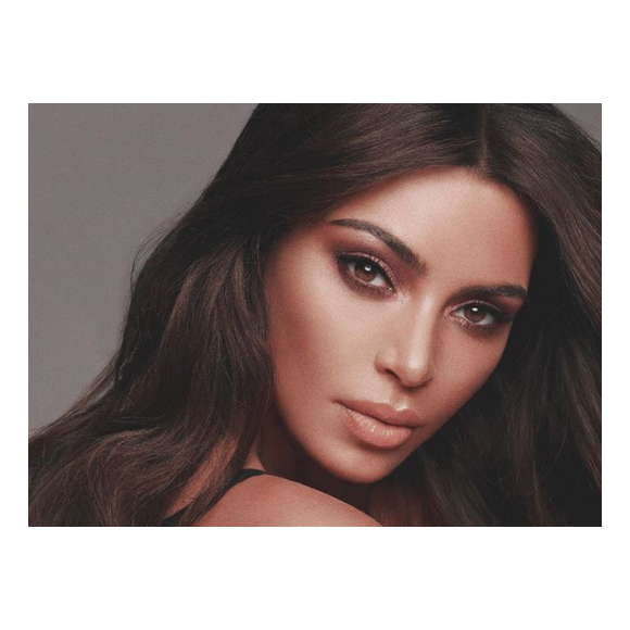 Kim Kardashian, photo de campagne pour sa marque KKW Beauty. Mars 2018.