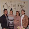 Tia Mowry, enceinte, fête sa baby shower en famille et avec des ses amis au restaurant Il Pastaio à Beverly Hills, le 2 avril 2018.