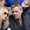 Cécile de Ménibus et son compagnon Thierry - People au match Paris Saint-Germain (PSG) - SM Caen au Parc des Princes à Paris, le 16 avril 2016.